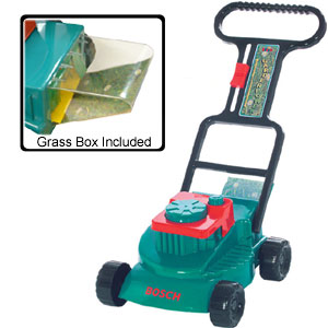 Klein BOSCH Toys Lawn Mower with Grass Basket