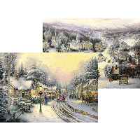 Kinkade Village Christmas 1000pc