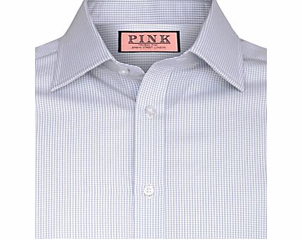 Vienna Check Shirt, Pale Blue