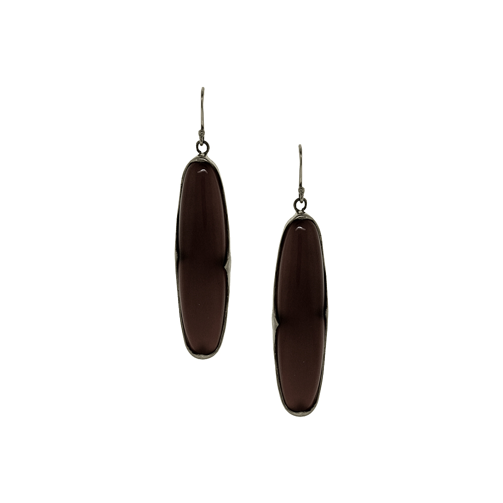 Thorn Earrings - Onyx