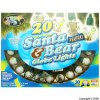 20 Bulbs Santa and Bear Globe Lights