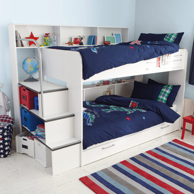 Harbour White Storage Bunk Bed