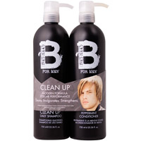 Tigi Bed Head for Men Clean Up Clean Up Tween Set (Salon Size) Clean