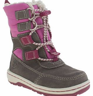 kids timberland grey mukluk 2-0 winterfest