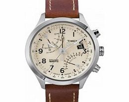 Timex Intelligent Quartz Mens Cream Brown