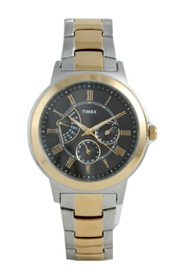 Mens Two Tone Retrograde Designer Watch