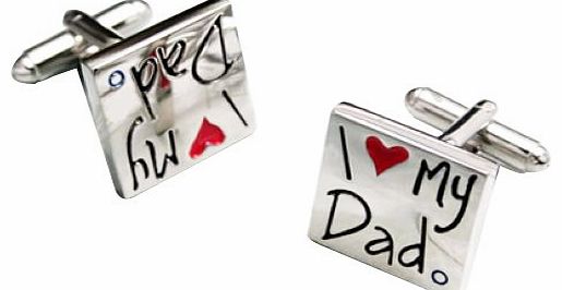 Tinksky N6 I Love My Dad Cufflinks