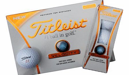 New Titleist Velocity