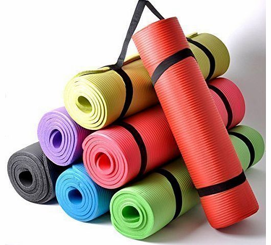 Thick Cushioned Pilates and Yoga Mat 182cm x 60cm x 16mm TNP Accessories (Blue)