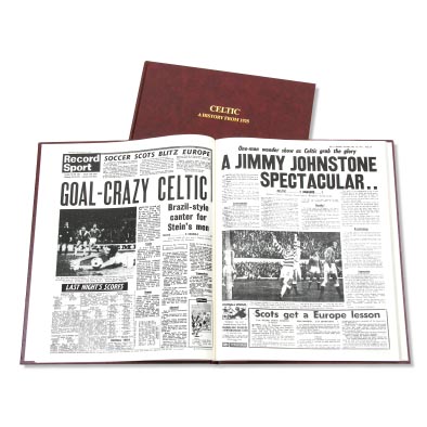 Celtic Football Newspaper Book Retro Football