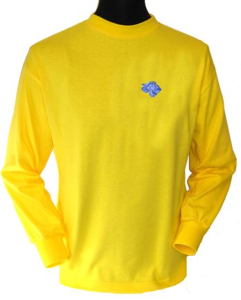 Derby County 1970s away yellow. Retro