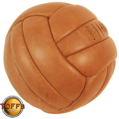 Traditional Leather Football. Retro Football