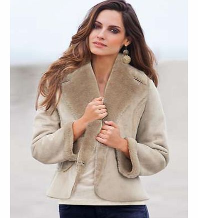 Faux Shearling Coat