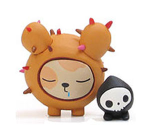 Tokidoki Mini Cactus Pups Brown Riposino