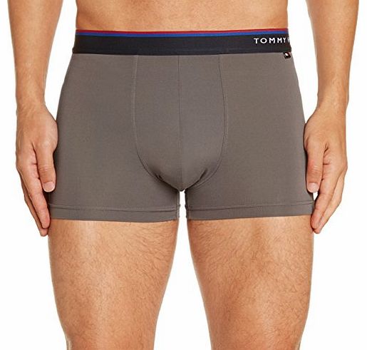 Mens Guomo trunk Plain Boxer Shorts Boxer Shorts, Grey (Tornado Pt), Large