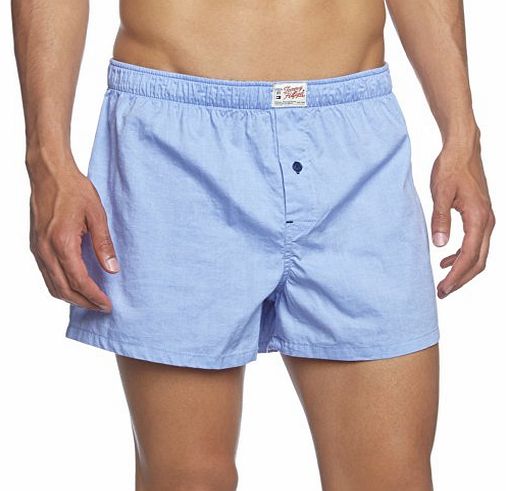 Mens Herald Woven Boxer Boxer Shorts, Blue (Wedgewood-Pt), Medium