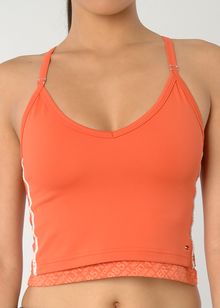 Soho cropped racer back vest