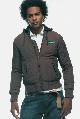 zip fastening slim-fit padded jacket