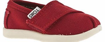 kids toms red tiny classic unisex crib