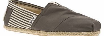 mens toms grey university classics shoes