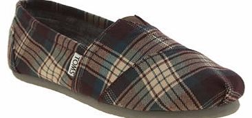 womens toms purple classic seasonal plaid