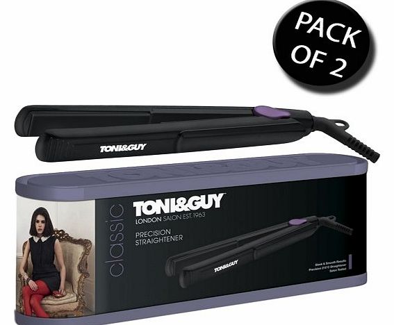 2x Toni and Guy TGST2992UK 20mm Titanium Plates Precision 210C Hair Straightener