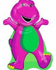 Barney Helium Foil Balloon Supershape 20.5 X 34``