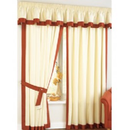 TORINO CURTAINS WITH BORDER TRIM