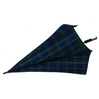 Fibreglass Totesport Golfing Umbrella Tartan