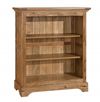 Antique Oak Low Bookcase