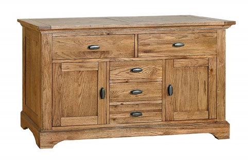 toulouse Antique Oak Medium Sideboard