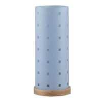 Cut Out Circular Table Lamp Light Blue