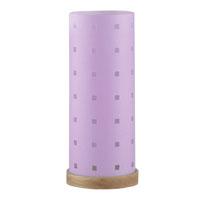 cut out circular table lamp lilac