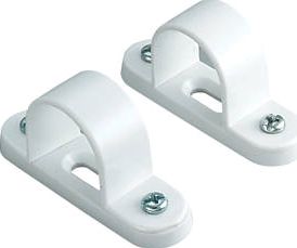 Tower, 1228[^]53133 Spacer Bar Saddles 25mm White Pack of 2