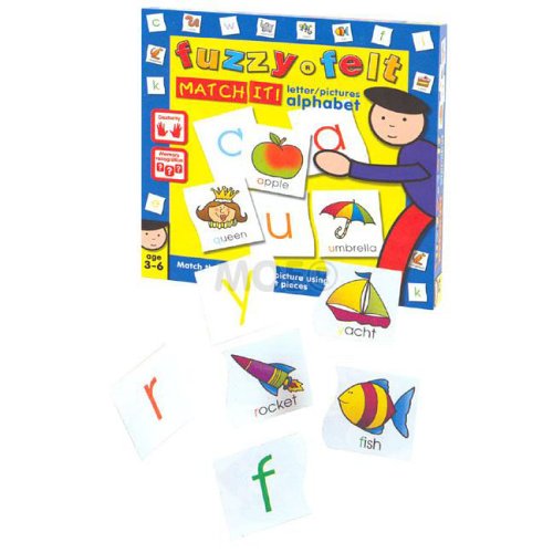 Fuzzy-Felt Alphabet Letter/Picture Match It