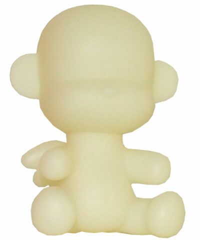 Toy2r 3.5 Baby Qee DIY Angel Monkee GID