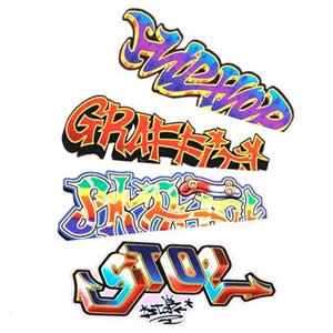 Graffiti Temporary Tattoo