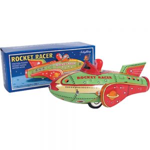 Rocket Racer Tin Toy