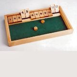 Wooden Shut The Box - 12 boxes to shut