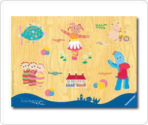 In the Night Garden Wooden Playtray