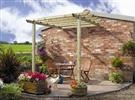 Traditional Patio Pergola: Traditional Patio Pergola - C