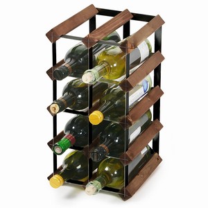 Wooden Wine Rack - Dark Oak and