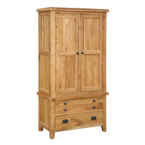 Trafalgar Oak Gents Wardrobe