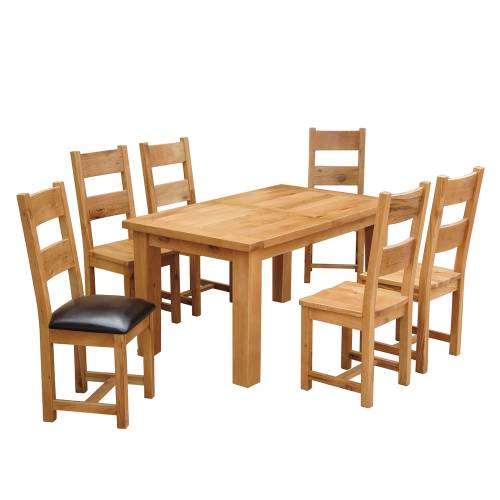 Trafalgar Oak Furniture Trafalgar Oak Small Dining Set