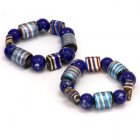 Traidcraft Blue Multi Bead Bracelets (2)