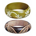 Traidcraft Carved Wooden Bracelets (2)