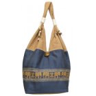 Traidcraft Denim Blue Elephant Bag