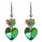 Traidcraft Glitzy Heart Earrings