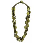 Traidcraft Green Strand Necklace