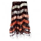 Traidcraft Orange and Green Phulia Scarf